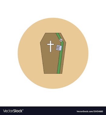 In flat design halloween icon vector image