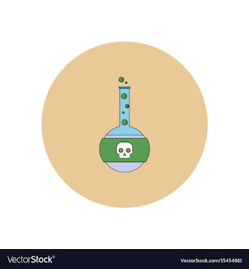 In flat design halloween icon vector image