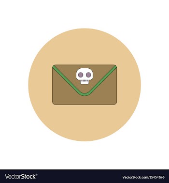In flat design halloween icon vector image
