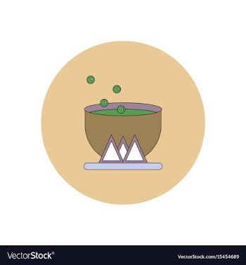 In flat design halloween icon vector image