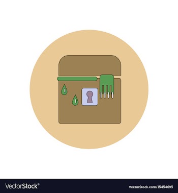 In flat design halloween icon vector image