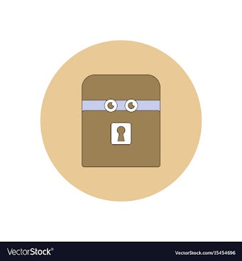 In flat design halloween icon vector image