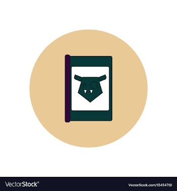 In flat design halloween icon vector image