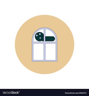 In flat design halloween icon vector image
