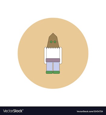 In flat design halloween icon vector image