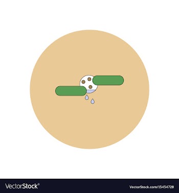 In flat design halloween icon vector image