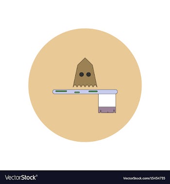 In flat design halloween icon vector image