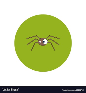 In flat design halloween icon vector image