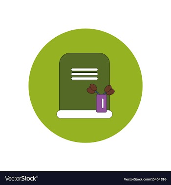 In flat design halloween icon vector image