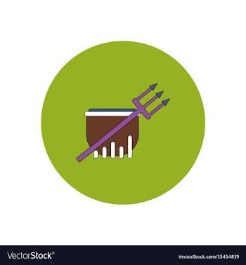In flat design halloween icon vector image