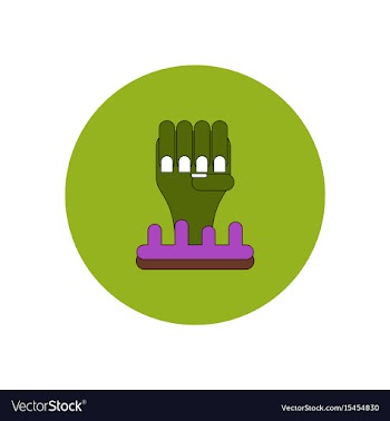 In flat design halloween icon vector image