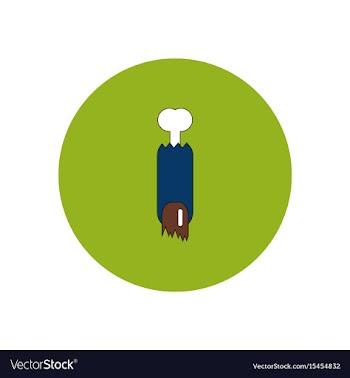 In flat design halloween icon vector image