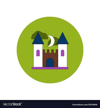 In flat design halloween icon vector image