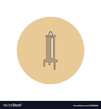 In flat design halloween icon vector image
