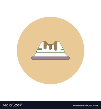 In flat design halloween icon vector image