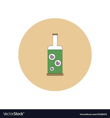 In flat design halloween icon vector image