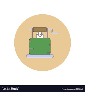 In flat design halloween icon vector image