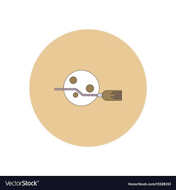 In flat design halloween icon vector image