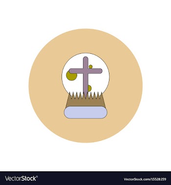 In flat design halloween icon vector image