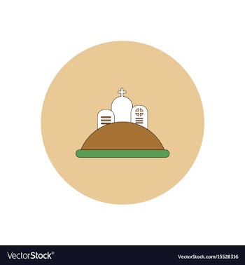 In flat design halloween icon vector image