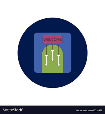 In flat design halloween icon vector image