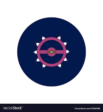 In flat design halloween icon vector image