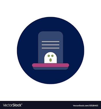 In flat design halloween icon vector image