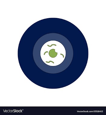 In flat design halloween icon vector image