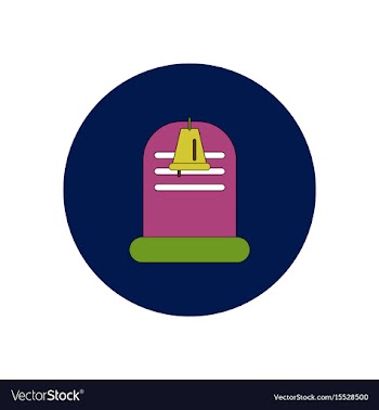 In flat design halloween icon vector image