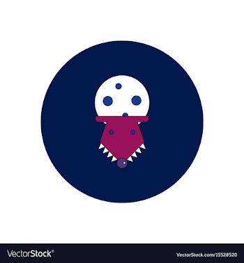 In flat design halloween icon vector image