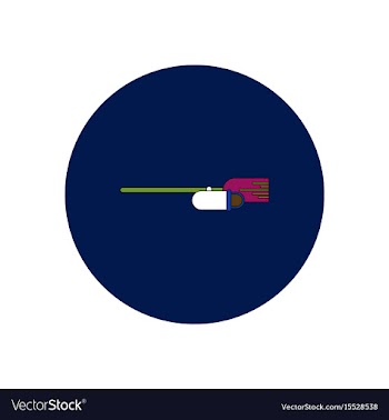 In flat design halloween icon vector image