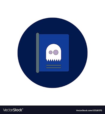 In flat design halloween icon vector image