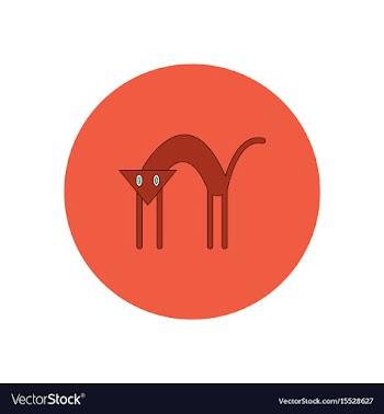 In flat design halloween icon vector image
