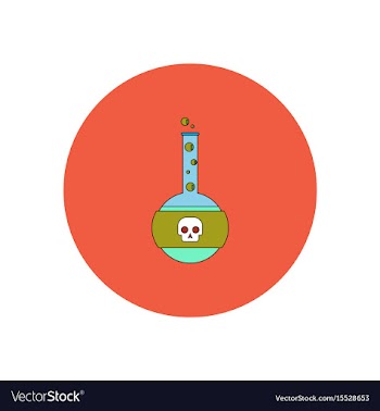 In flat design halloween icon vector image