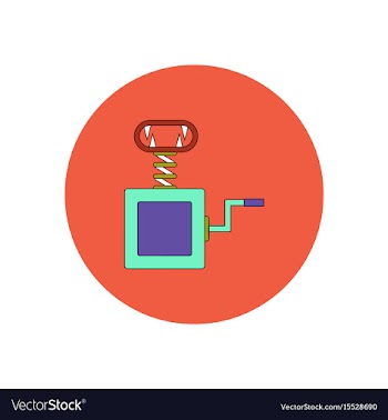 In flat design halloween icon vector image