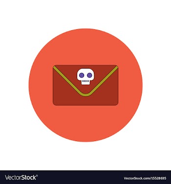 In flat design halloween icon vector image