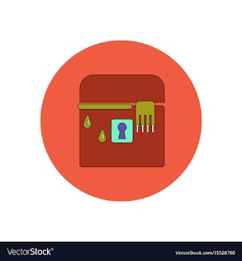In flat design halloween icon vector image