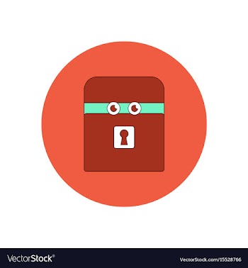 In flat design halloween icon vector image