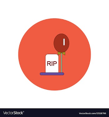 In flat design halloween icon vector image