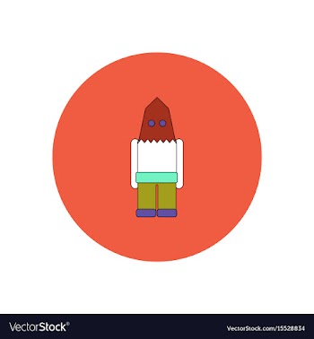 In flat design halloween icon vector image