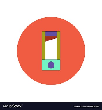 In flat design halloween icon vector image
