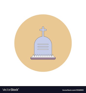 In flat design halloween icon vector image