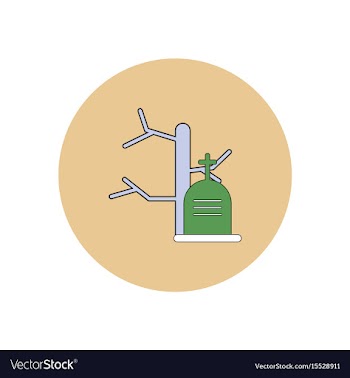 In flat design halloween icon vector image