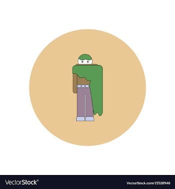 In flat design halloween icon vector image