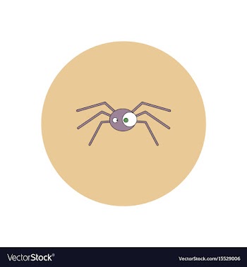 In flat design halloween icon vector image