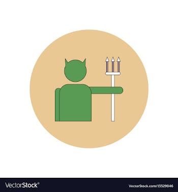 In flat design halloween icon vector image