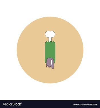 In flat design halloween icon vector image