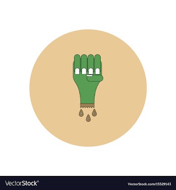In flat design halloween icon vector image