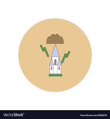 In flat design halloween icon vector image