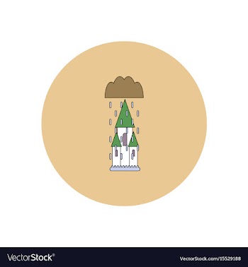 In flat design halloween icon vector image